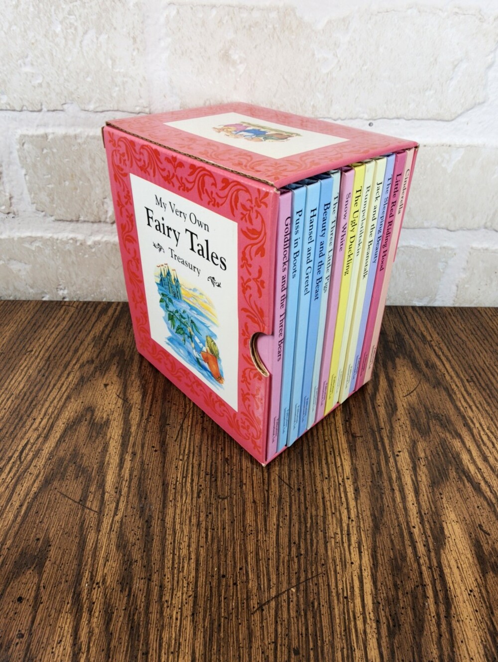My Very Own Fairy Tales Treasury - Pink Boxed Kids Storybook Set 12 books